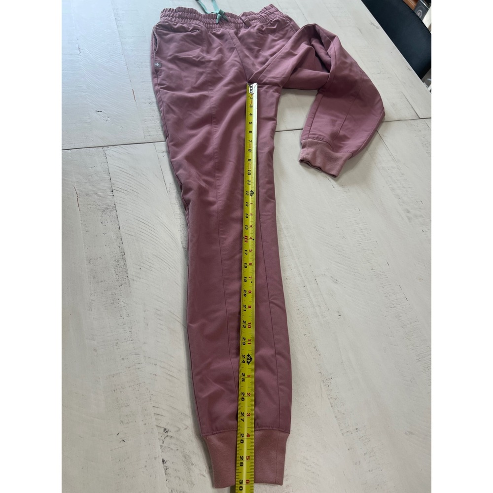 Figs Women's Dusty Rose Track Joggers - Picture 5 of 8